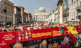 Rome sightseeing tour promotion