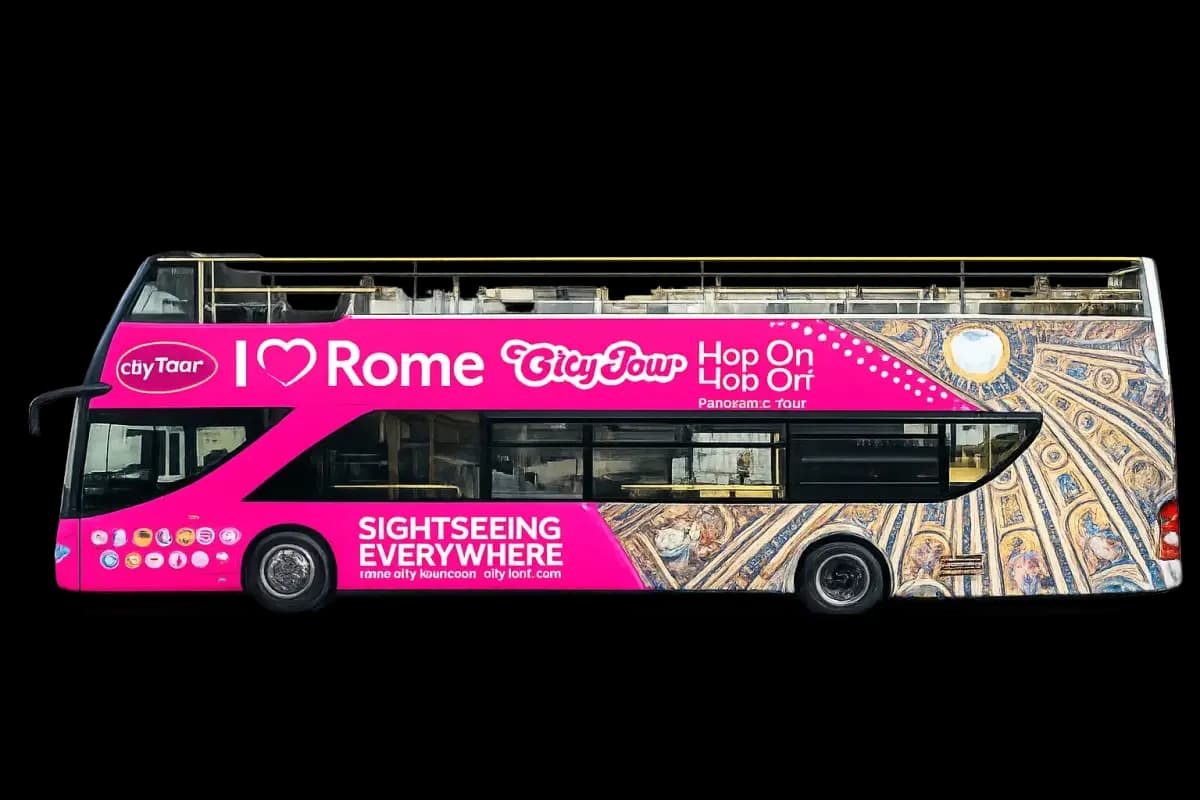 I Love Rome – 24 Hours Hop-On Hop-Off Ticket