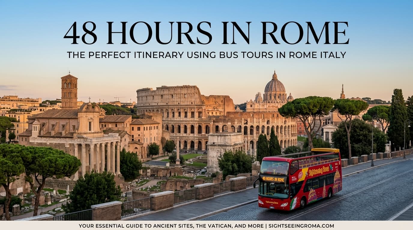 48 Hours in Rome: The Perfect Itinerary Using Bus Tours in Rome Italy