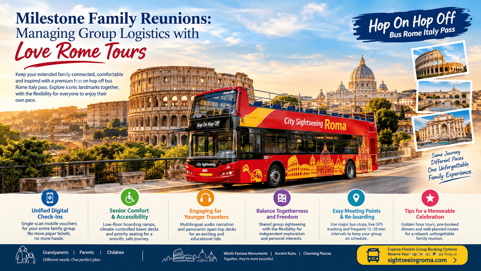 Milestone Family Reunions: Managing Group Logistics with Love Rome Tours