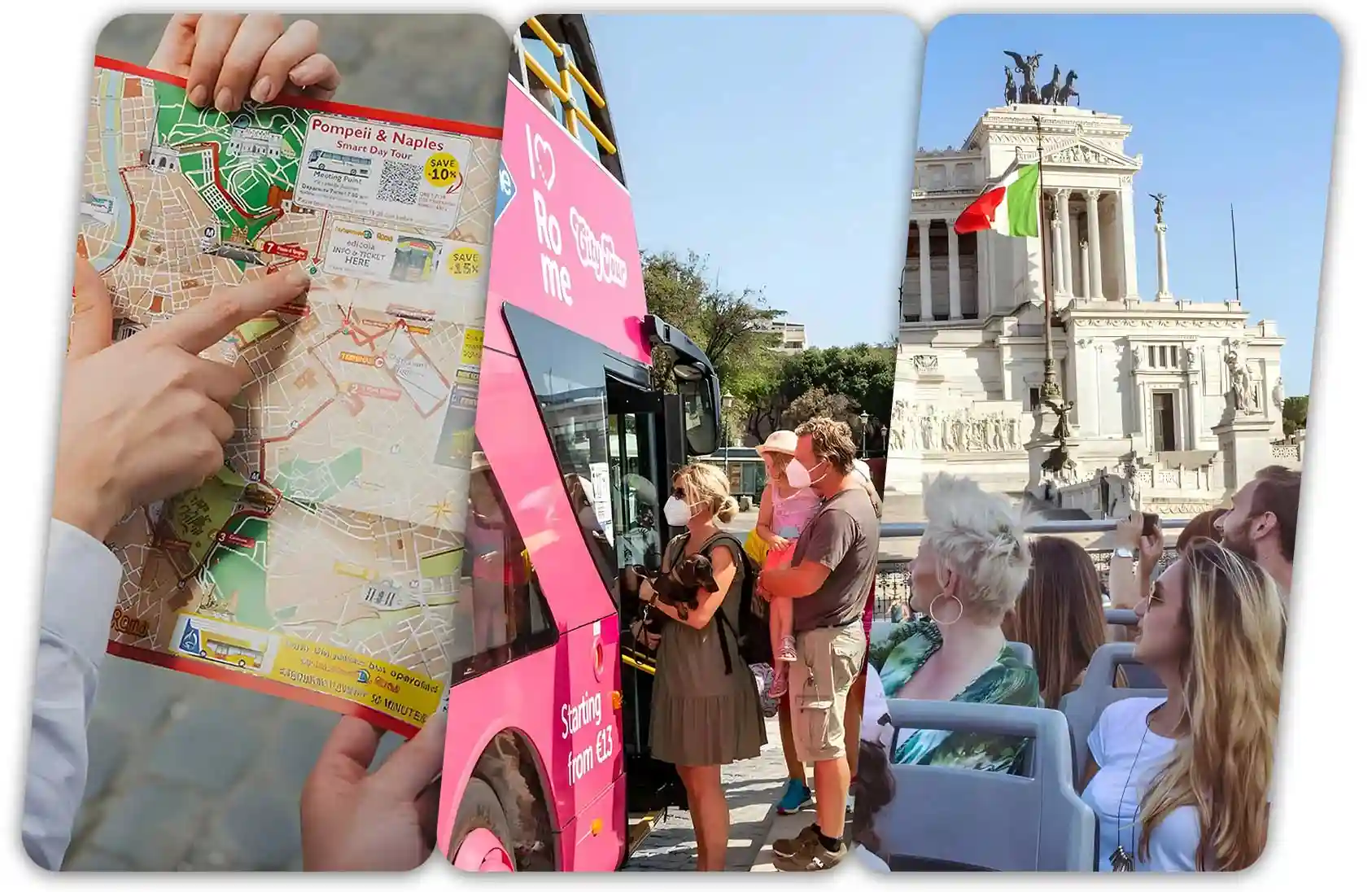 Get in touch with Sightseeing Roma