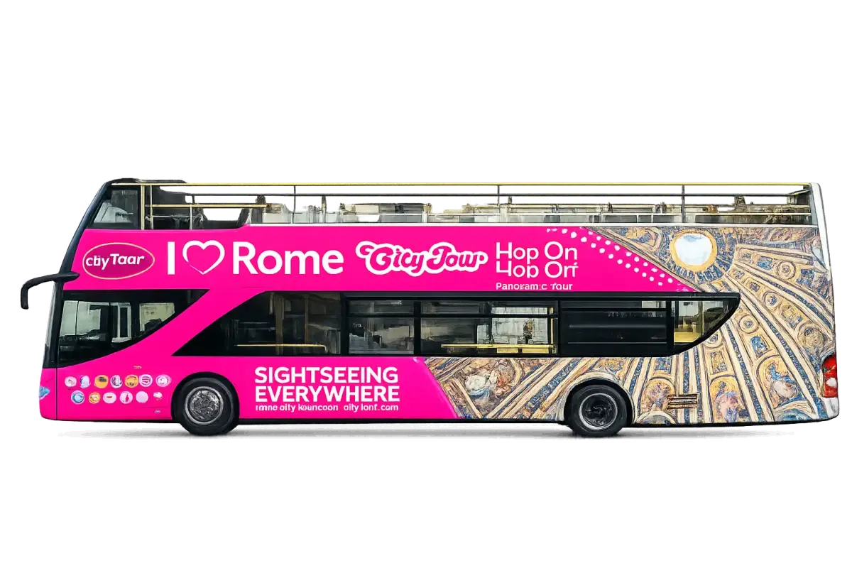I Love Rome – 72 Hours Hop-On Hop-Off Ticket